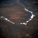  k w sec lacs blanc desert australie lac eau paysage aretes sable dunes environnement climat aride tropical ete septembre 1993 espace science astronomie