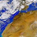  k w satellite afrique gibraltar maroc mauritanie espace science astronomie